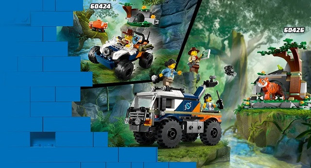 LEGO City 60437 Helikopter badaczy dżungli w bazie - zdjęcie 8