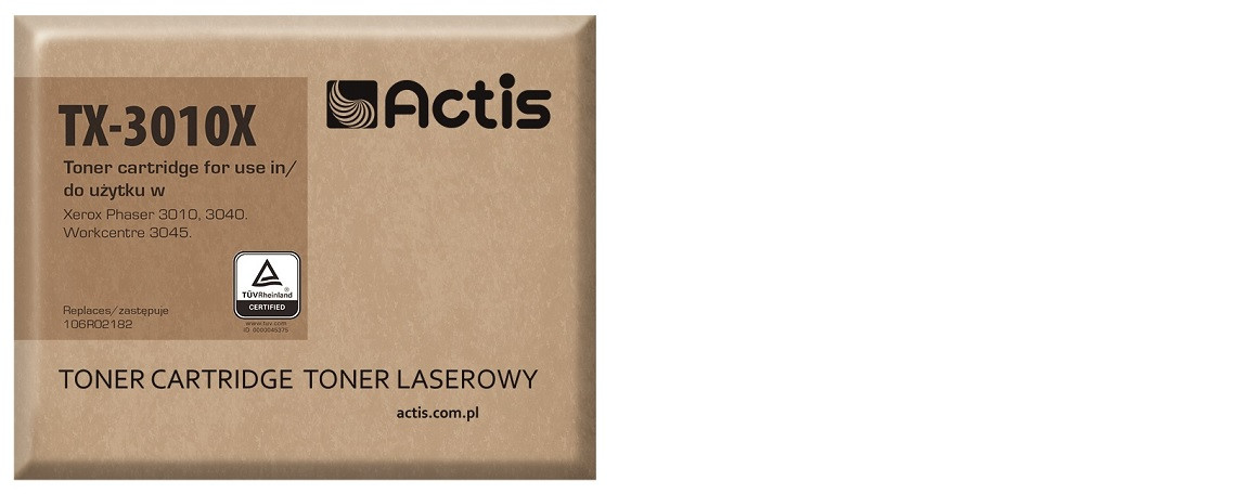 Actis TX-3010X Toner do drukarki Xerox, Zamiennik Xerox 106R02182; Standard; 2300 stron; czarny. - zdjęcie 1