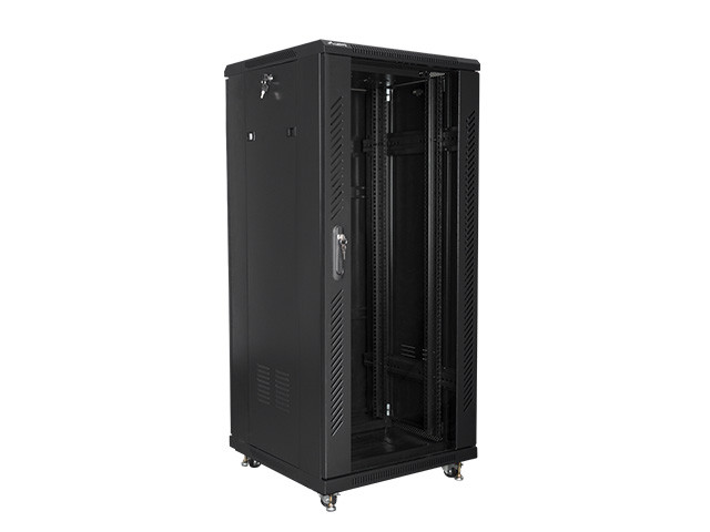 LANBERG SZAFA STOJĄCA RACK 19" 27U 600X600 CZARNA - zdjęcie 1
