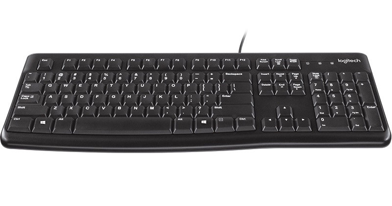 Zestaw Logitech MK120 USB czarny US - zdjęcie 3