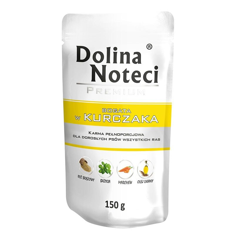 DOLINA NOTECI Premium bogata w kurczaka - mokra karma dla psa - 150 g - zdjęcie 1