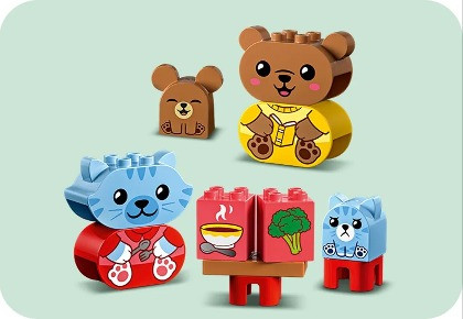 LEGO DUPLO 10414 Codzienne czynności jedzenie i pora snu - zdjęcie 3
