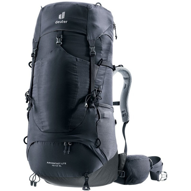 Plecak turystyczny Deuter Aircontact Lite 45 + 10 SL black-graphite - zdjęcie 4