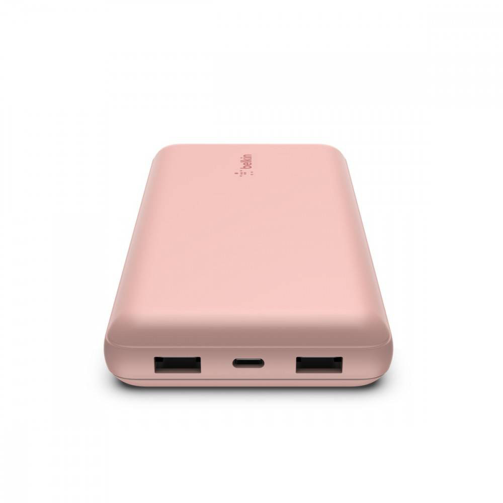 Powerbank Belkin BoostCharge Power Bank 20K 2xUSB-A + 1xUSB-C 20000mAh 15W Rose Gold - zdjęcie 1