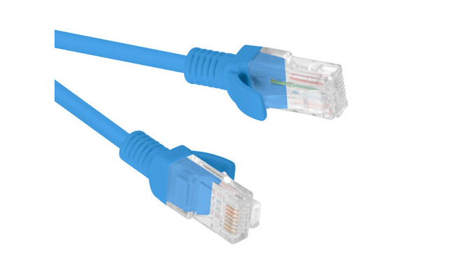 Lanberg patchcord utp kat.5e 10m niebieski pcu5-10cc-1000-b - zdjęcie 1