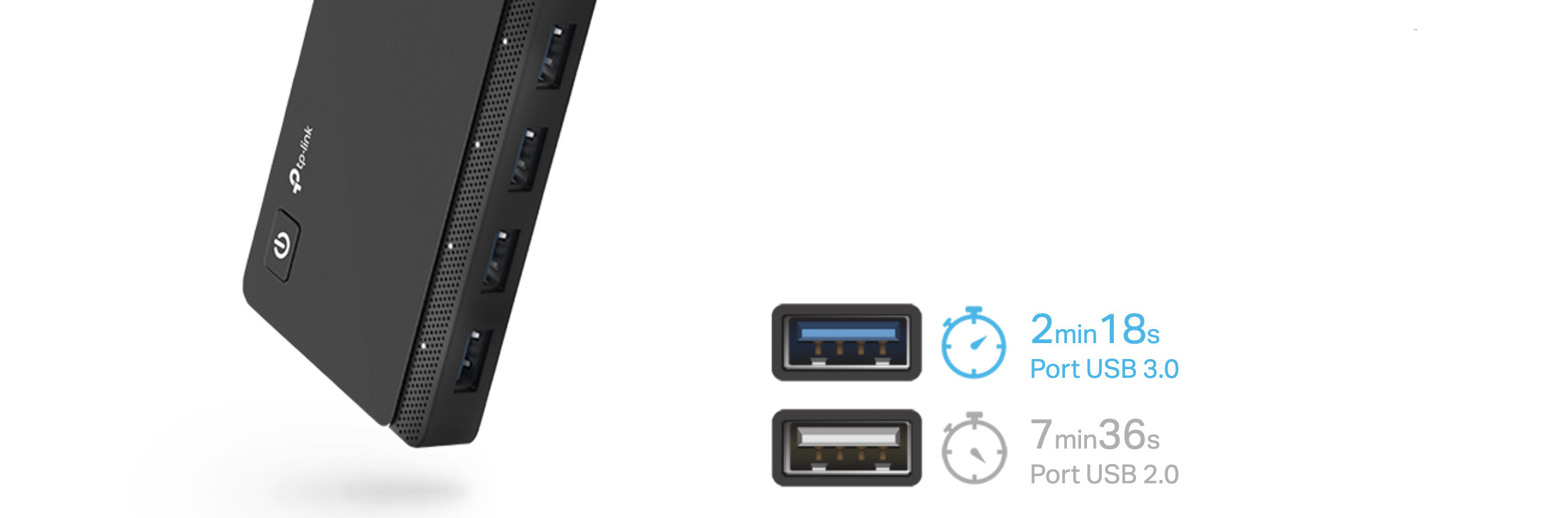 Hub TP-LINK UH700 7-port USB 3.0 - zdjęcie 3