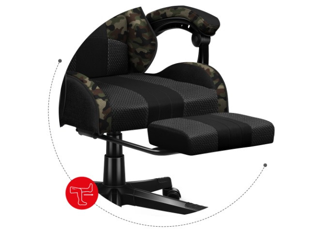 Fotel gamingowy Huzaro Force 4.7 Camo Mesh - zdjęcie 3