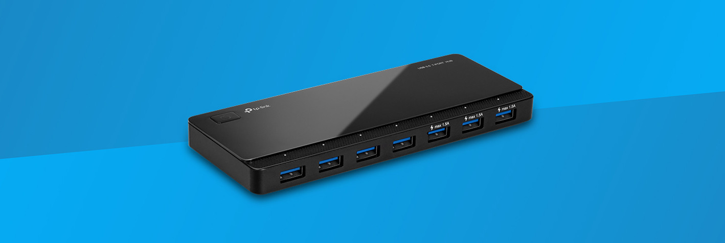 Hub TP-LINK UH700 7-port USB 3.0 - zdjęcie 1