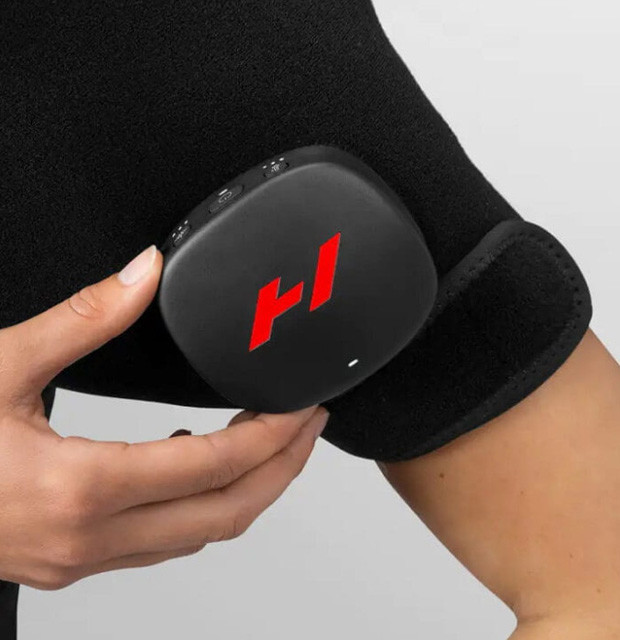 Rękaw wibrująco - rozgrzewający na ramię Hyperice Venom 2 lewy - zdjęcie 5