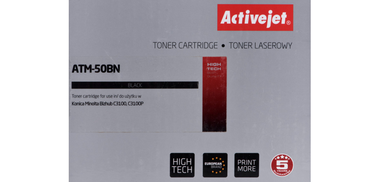 Activejet ATM-50BN Toner do drukarki Konica Minolta, zamiennik Konica Minolta TNP50K; Supreme; 6000 stron; czarny. - zdjęcie 7