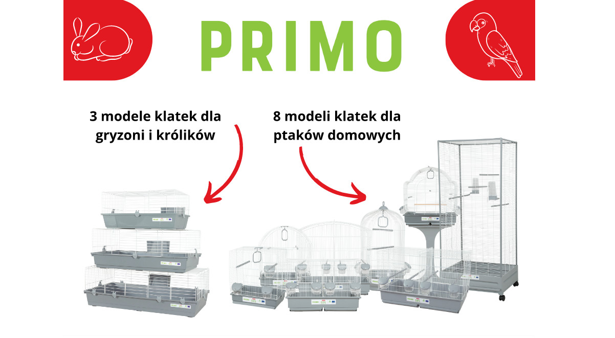 ZOLUX Primo 80 cm - klatka dla gryzoni - biało-szary - zdjęcie 2