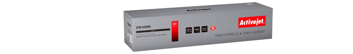Activejet ATB-1030N Toner do drukarki Brother, Zamiennik Brother TN-1030 TN-1050; TN1030 TN1050 Supreme; 1000 stron; czarny - zdjęcie 6