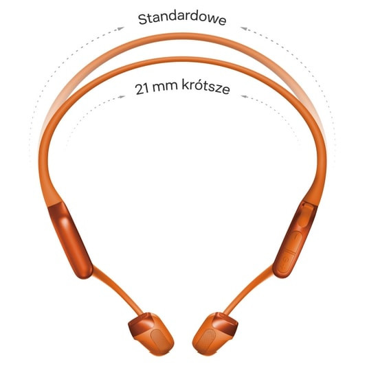 Słuchawki Shokz OpenRun Pro 2 Mini Orange - zdjęcie 8