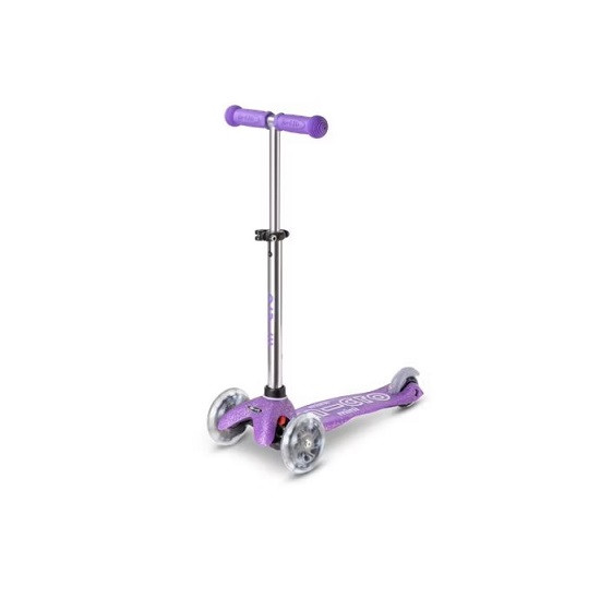 Hulajnoga Mini Micro Deluxe Fairy Glitter LED Purple - zdjęcie 1
