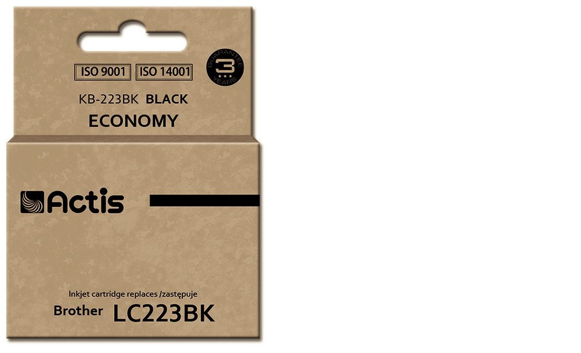 Actis KB-223Bk Tusz do drukarki Brother, Zamiennik Brother LC223BK; Standard; 16 ml; czarny. - zdjęcie 1