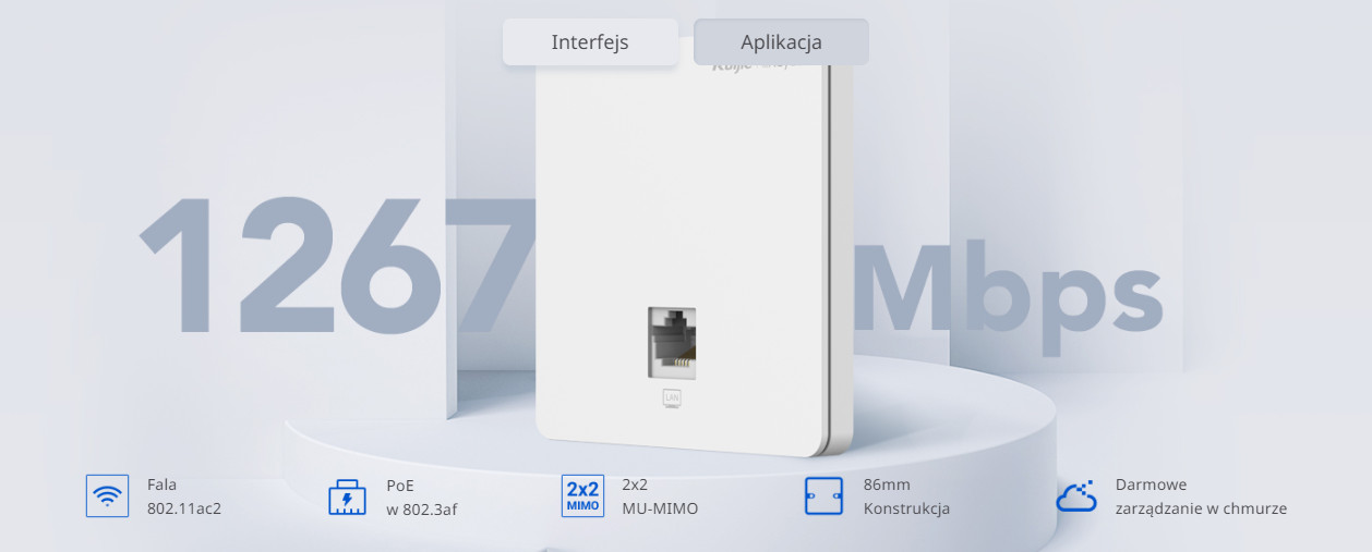 Access Point Ruijie Reyee RG-RAP1200(F) - zdjęcie 1