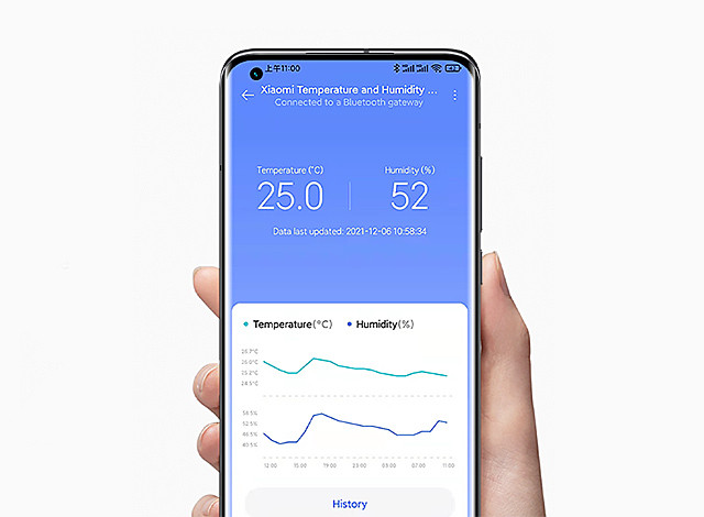 Zegar Xiaomi Mi Temperature and Humidity Clock Pro - zdjęcie 7