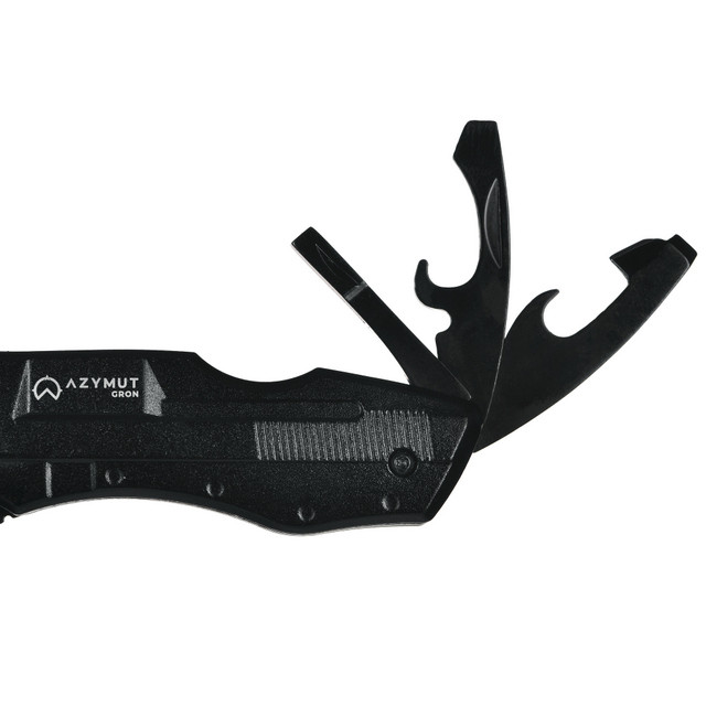 Multitool AZYMUT Gron - 11 narzędzi + 9 bitów + kabura (H-P224052) - zdjęcie 3
