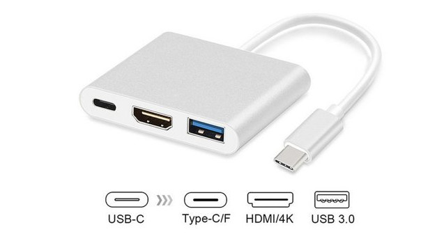 MACLEAN ADAPTER USB-C - HDMI USB 3.0 MCTV-840 - zdjęcie 1