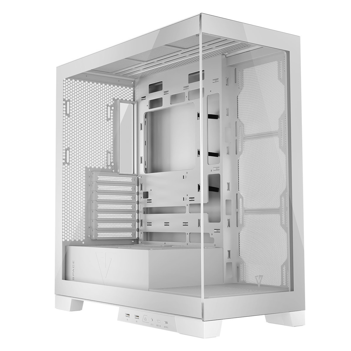 MODECOM OBUDOWA SPACE MIDI BIAŁA - zdjęcie 2