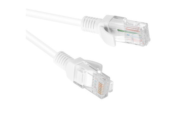 LANBERG PATCHCORD UTP KAT.5E 30M BIAŁY - zdjęcie 1