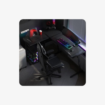 Biurko gamingowe Huzaro Hero 6.0 Black RGB - zdjęcie 2