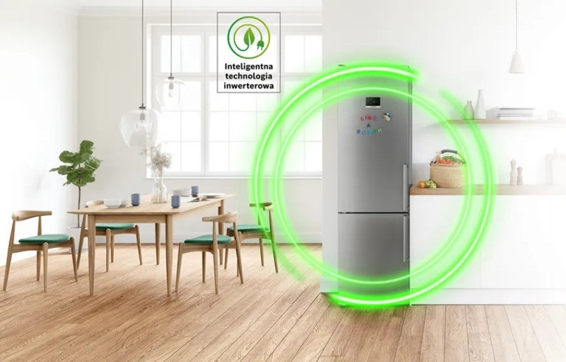 Lodówka BOSCH Serie 6 KGN 39AICT No Frost Zdalne Sterowanie 203cm - zdjęcie 2