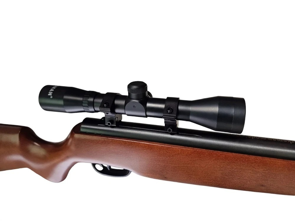 Karabinek wiatrówka Marksman Beaver 2096 drewno+ luneta kal.4,5 mm Ekp<17J - zdjęcie 4