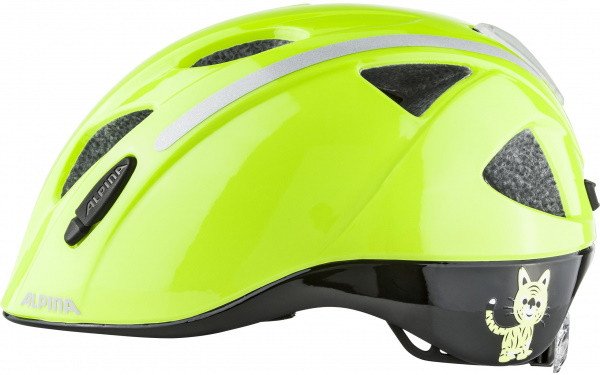 Kask rowerowy ALPINA XIMO FLASH jaskrawy żółty 49-54 - zdjęcie 1