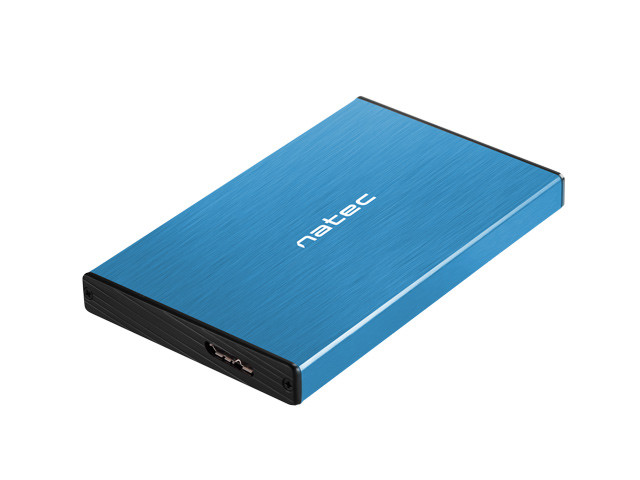 NATEC OBUDOWA HDD RHINO GO (USB 3.0, 2.5", BLUE). - zdjęcie 1