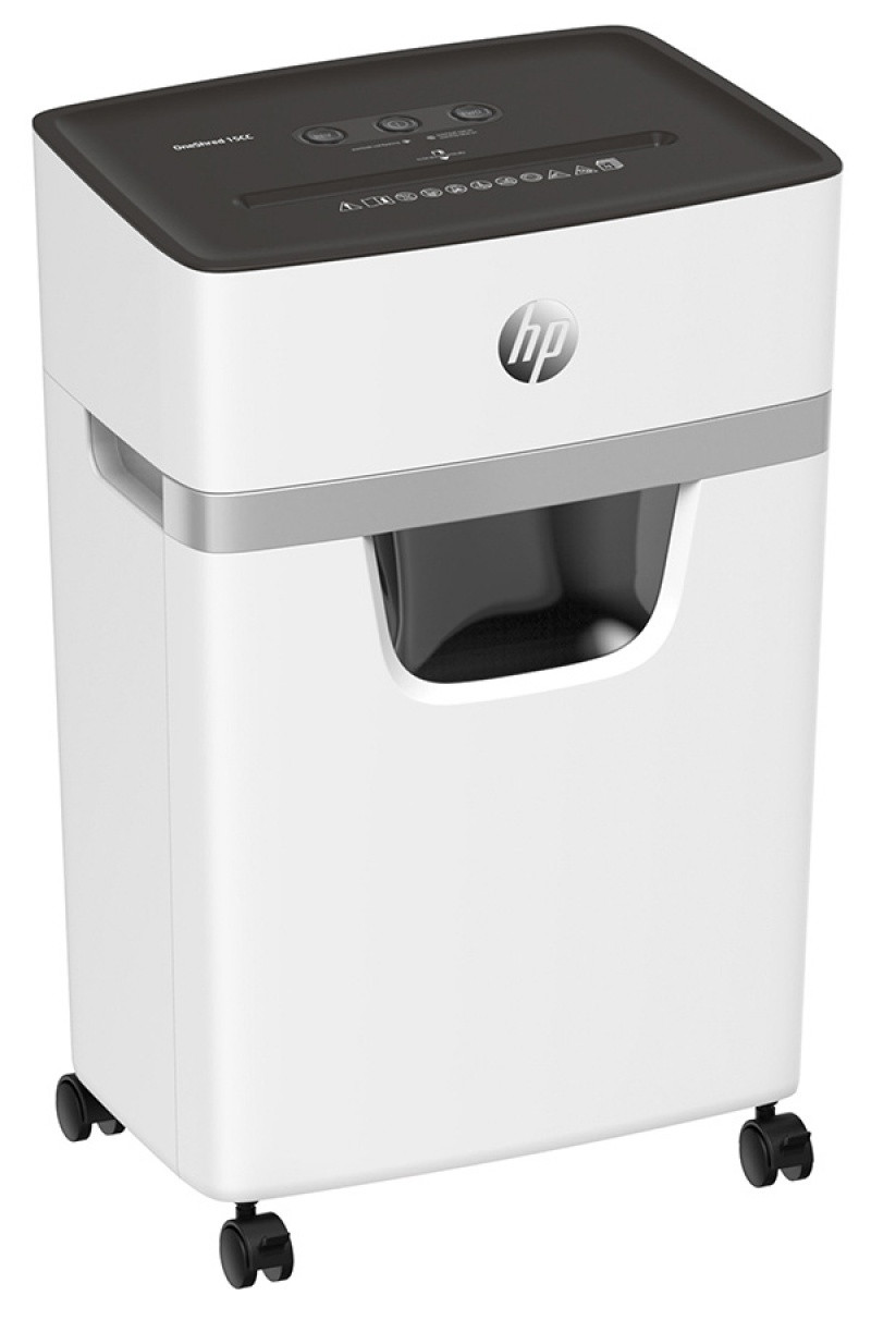 HP Niszczarka ONESHRED 15CC 20L jasnoszara - zdjęcie 1