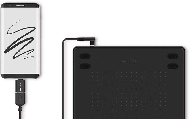 Tablet graficzny Huion RTE 100 White - zdjęcie 3
