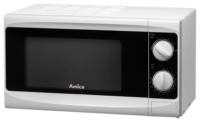 Kuchenka mikrofalowa AMICA AMG 17M70V (17l/ biała) - zdjęcie 1