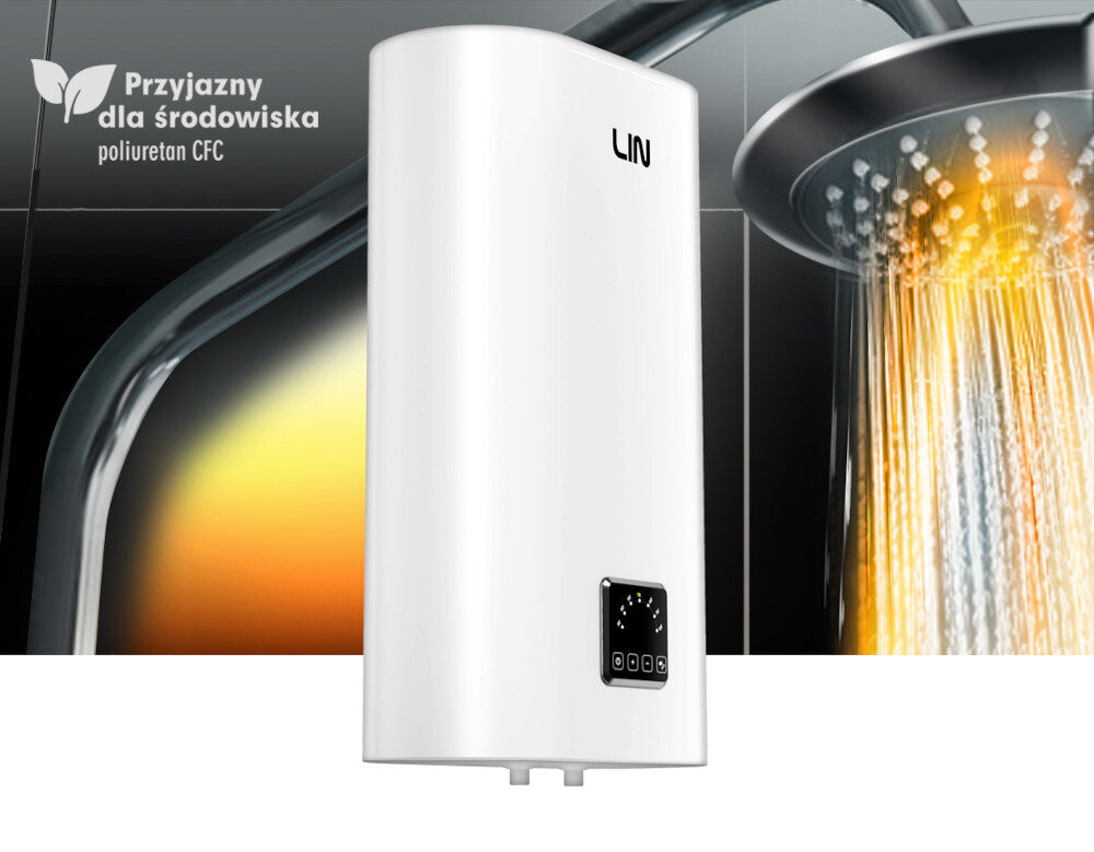 Bojler elektryczny LIN LIFVD2 50L biały bez WI-FI - zdjęcie 2