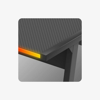 Biurko gamingowe Huzaro Hero 6.0 Black RGB - zdjęcie 5