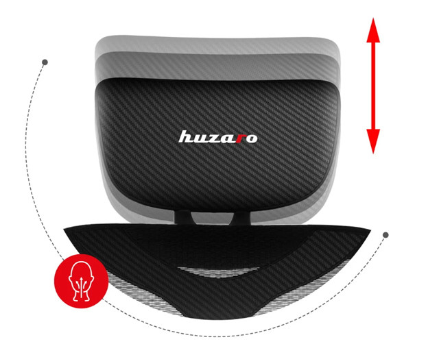 Fotel gamingowy Huzaro Combat 8.0 Carbon - zdjęcie 8
