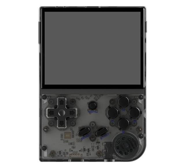 Przenośna konsola retro ANBERNIC RG 35xx (2024) BLACK TRANSPARENT - zdjęcie 1