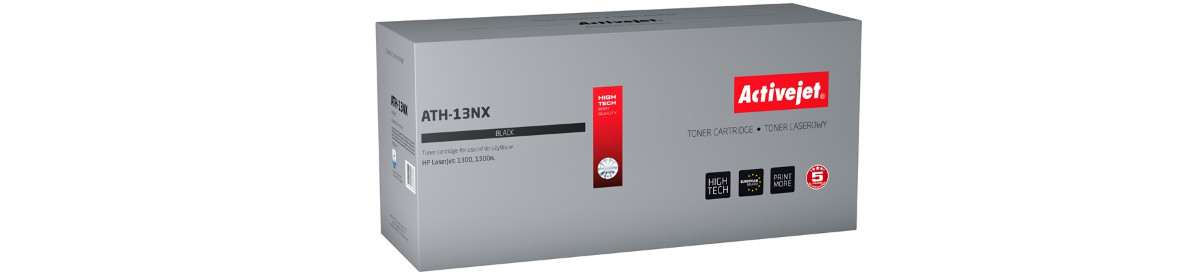 Activejet ATH-13NX Toner do drukarki HP, Zamiennik HP 13X Q2613X; Supreme; 4400 stron; czarny. - zdjęcie 6
