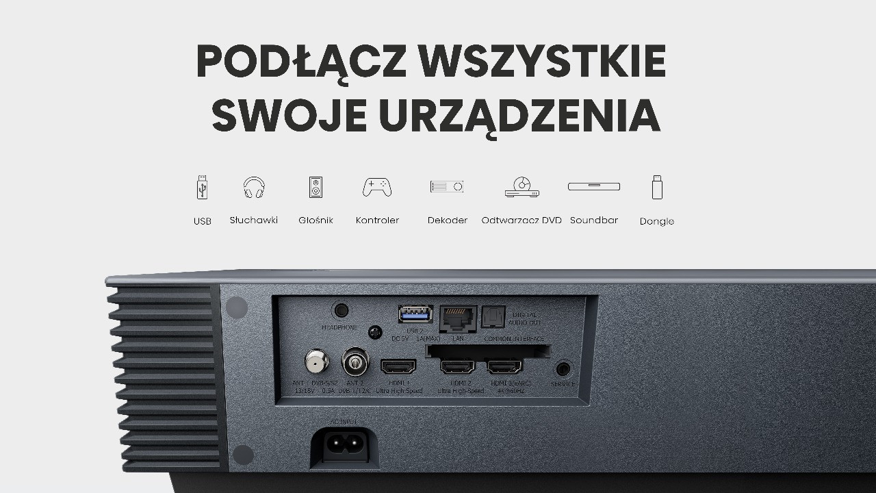 LASER TV HISENSE PX3 80-150" 4K - zdjęcie 20