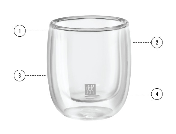 Szklanki do espresso ZWILLING Sorrento 2x80 ml 39500-075-0 - zdjęcie 2