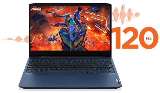 Lenovo IdeaPad Gaming 3 15ACH6 Ryzen 5 5500H 15.6" FHD IPS 300nits AG 144Hz 16GB DDR4 3200 SSD512 GeForce RTX 2050 4GB NoOS Shadow Black - zdjęcie 2