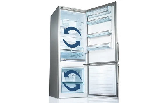 Lodówka BOSCH Serie 4 KGN 36VWED No Frost MultiAirflow 186cm - zdjęcie 7