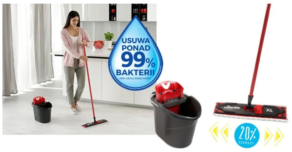 Vileda Ultramax BOX XL (mop + wiaderko) - zdjęcie 1