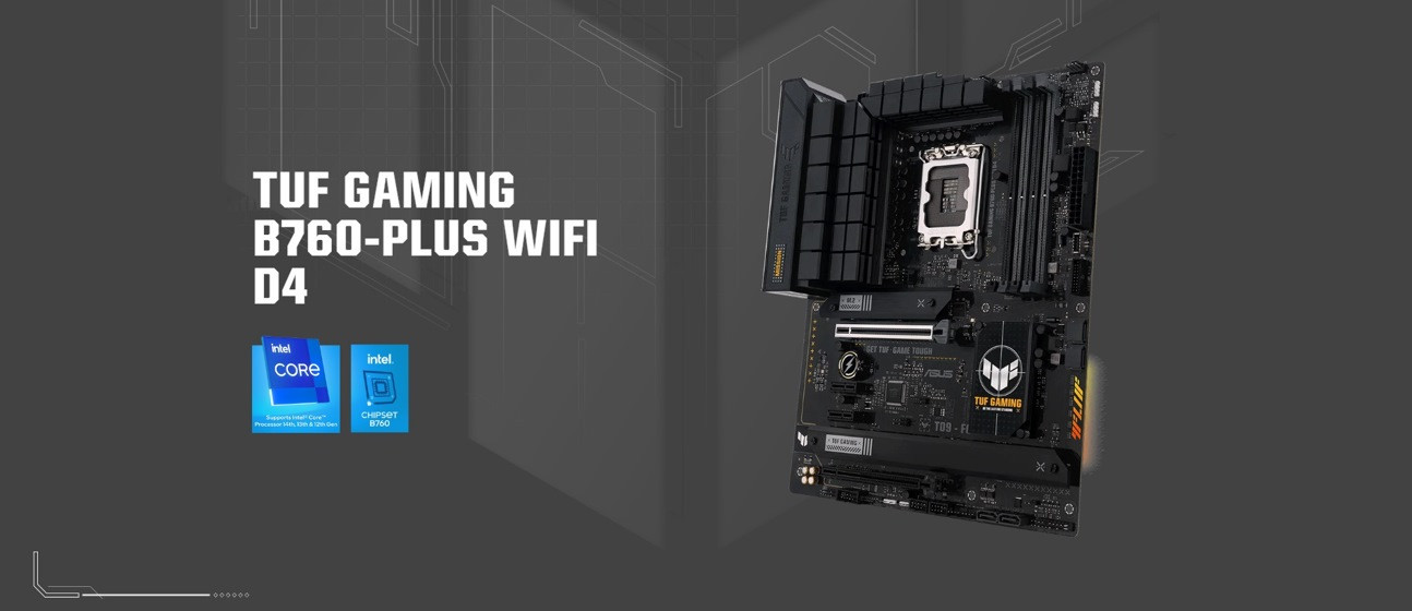 Płyta główna ASUS TUF GAMING B760-PLUS WIFI D4 - zdjęcie 1