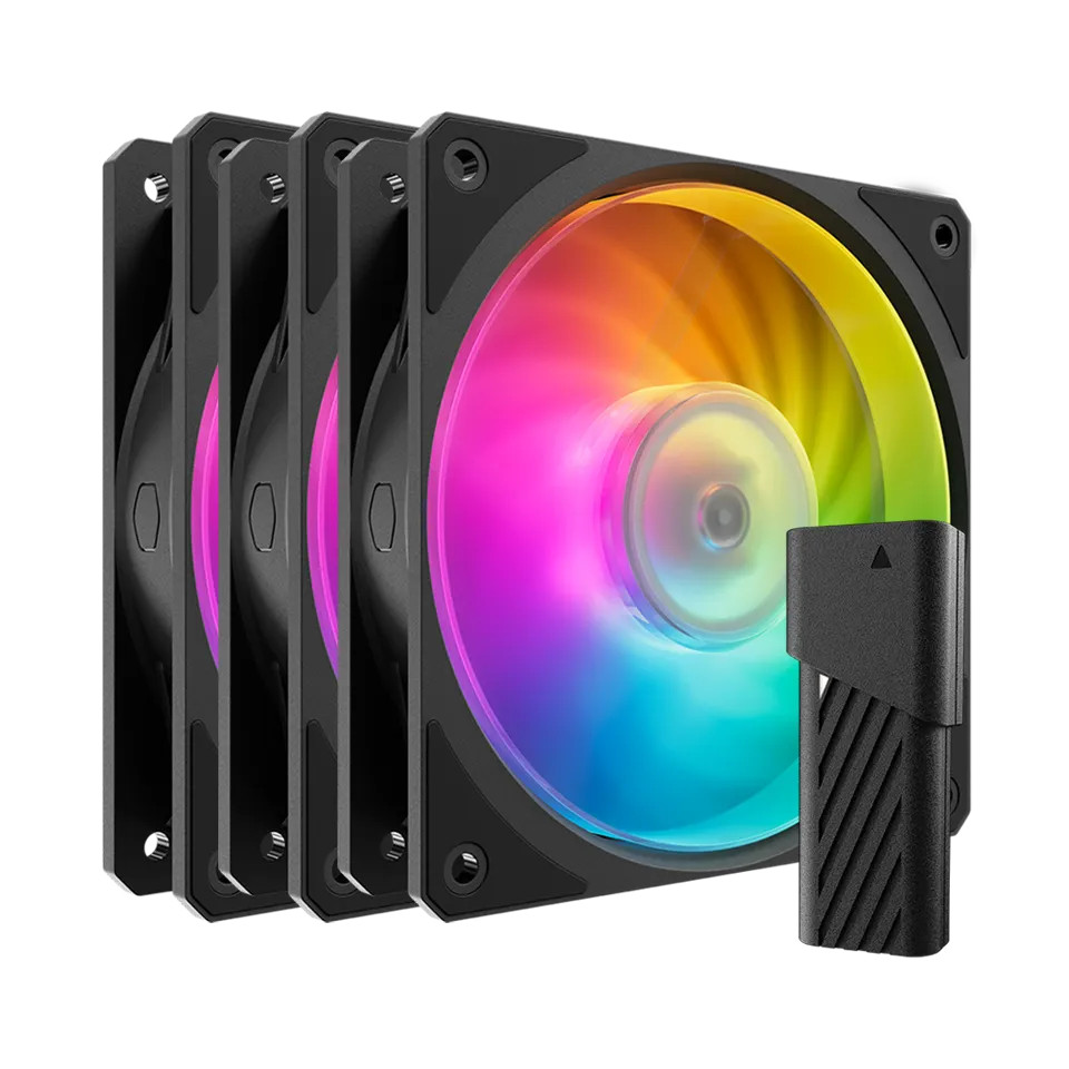 COOLER MASTER WENTYLATOR Mobius 120P ARGB 3-Pack Fan Kit - zdjęcie 1