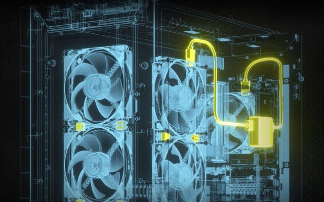 CORSAIR iCUE LINK TITAN 240 RX LCD White AIO, 240mm Radiator, Liquid CPU Cooler - zdjęcie 14