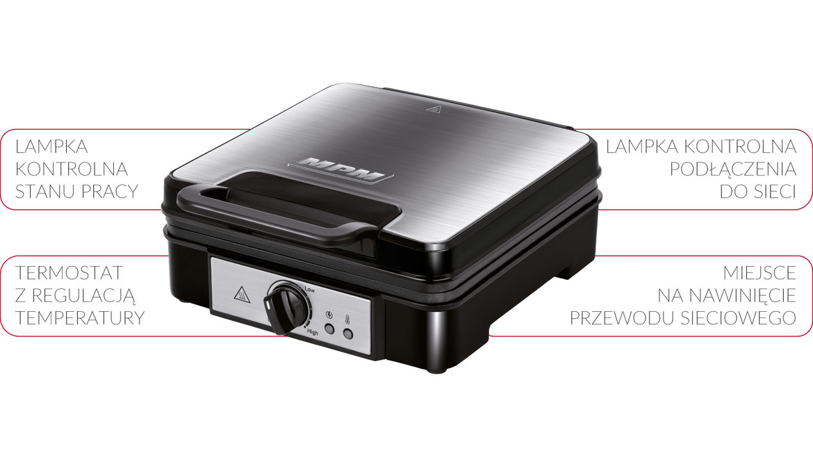 Gofrownica XL MPM MGO-36M - zdjęcie 1