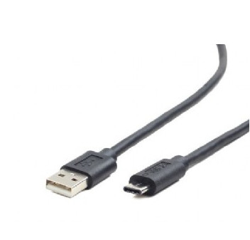 Gembird kabel USB 2.0 AM -> USB TYPE-C (480MB/s) 1m, czarny - zdjęcie 2