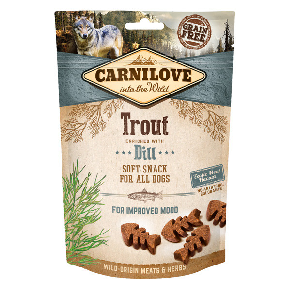 CARNILOVE Snack Trout Enriched & Dill - przysmak dla psa - 200 g - zdjęcie 1