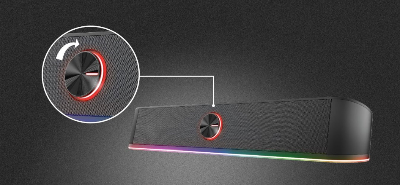 Głośnik TRUST GXT619 THORNE RGB LED SOUNDBAR - zdjęcie 4